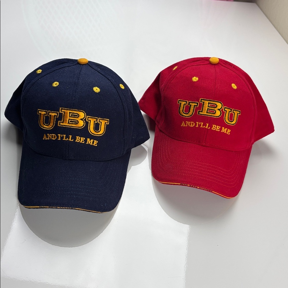 Navy and Red Men's Baseball Caps